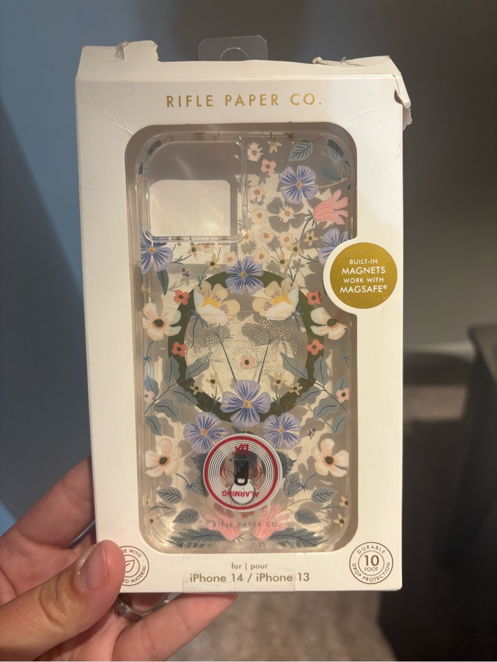 Rifle Paper Co. Floral Clear iPhone Case for iPhone 14/13 - Multicolor